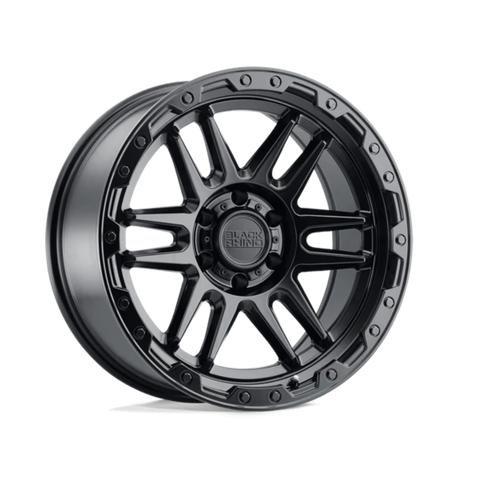 Llanta Black Rhino Apache Matte Black / Black Bolts — Aro 17" / 6x114.3